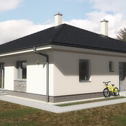 3D vizualizácia rodinného domu bungalov