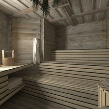 suché sauny, 3D vizualizácia